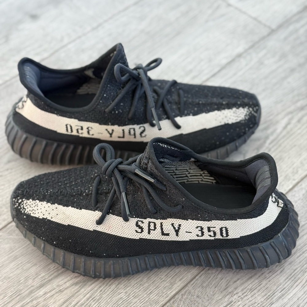 Yeezy Boost 350 V2 Black and White Sneakers